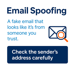Spoofing email attack