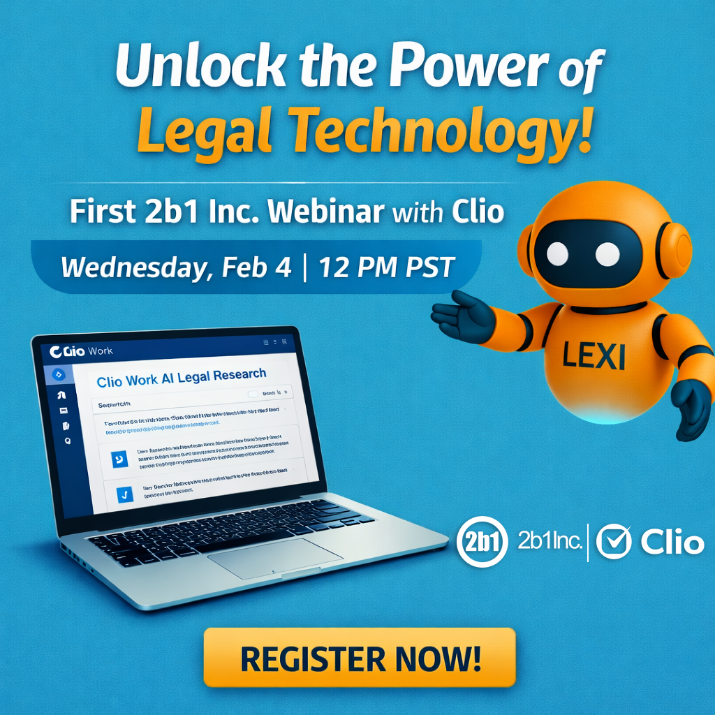 Clio Work Live Webinar