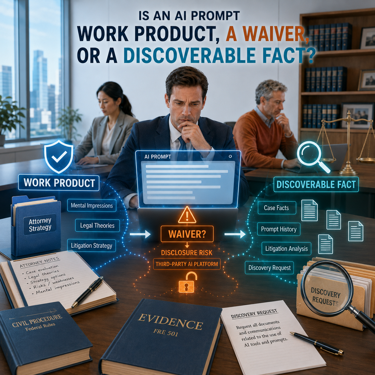 Is an AI Prompt Work Product, a Waiver, or a Discoverable Fact?
