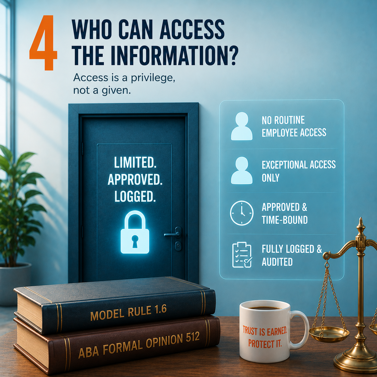 Who can access the information
